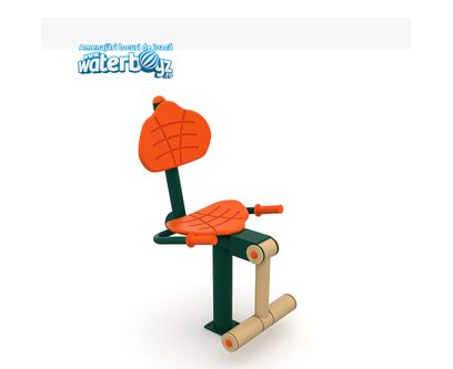Aparat de fitness pentru picioare Model 4 pentru exterior, 76x65x100 cm, metal si plastic LLDPE