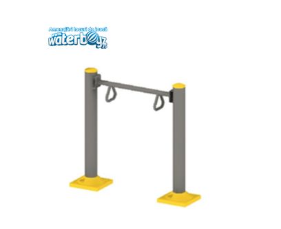 Aparat fitness pentru persoane cu dizabilitati Model 10, exterior, 110x50x90 cm, metal si plastic LLDPE