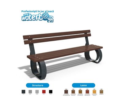 Banca parc Urban Metal model 2