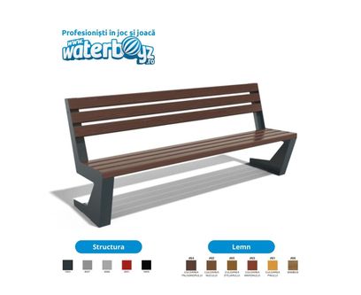 Banca parc Urban Metal model 3