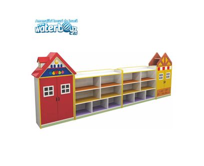 Mobilier pentru gradinita Biblioteca Ferma, 120x120 cm, plastic HDPE