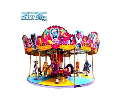 Carusel interactiv pentru copii Happy Pony, 400x400x400 cm, 3-12 ani