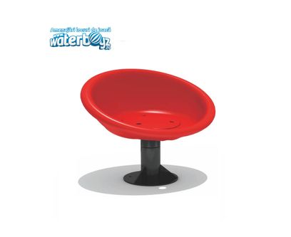Carusel cu un loc tip scaunel pentru copii, 3-12 ani, metal si plastic LLDPE