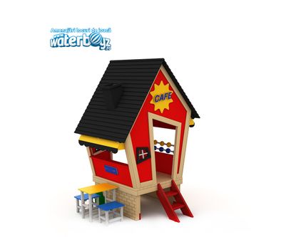 Outdoor Playhouse Happy Cafe