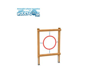 Dog jumping hoop model 1