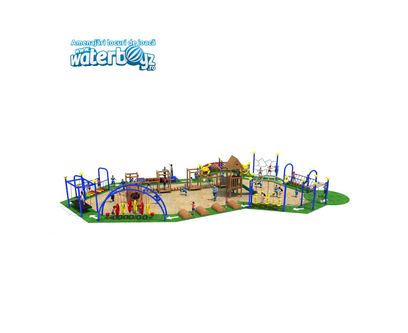 Spatiu de joaca tip Competitie cu obstacole Climb Around pentru copii, 3-12 ani