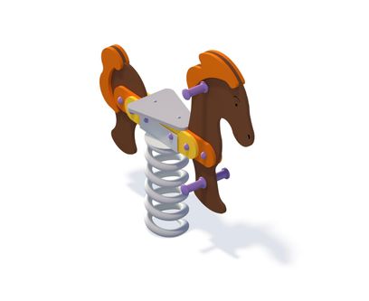 Spring rider Horse
