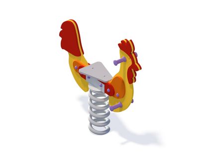 Spring rider Cock