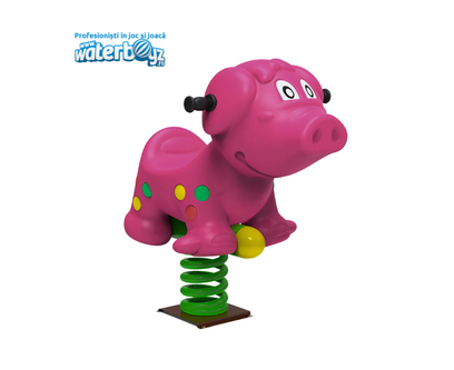Spring Rider Funny Piglet Pink