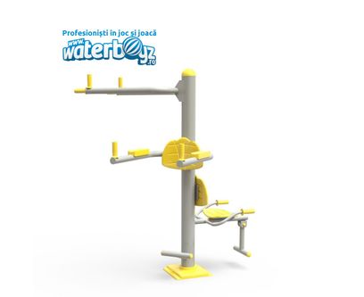 Echipament fitness multifunctional Model 10, exterior, 156x165x206 cm