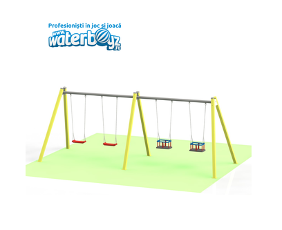 Leagan pentru copii Model 41, 3-12 ani, 587x208x221 cm
