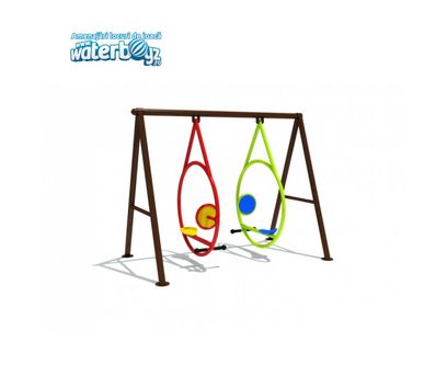 2-Seats Swing with rings