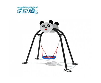 Leagan din metal pentru copii Panda, 3-12 ani, 280x130x250cm