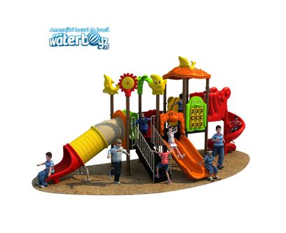 Complex de joaca pentru copii de metal Deep Sea 2, exterior, 3-12 ani, 800x340x400 cm