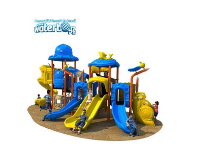 Complex de joaca pentru copii de metal Deep Sea 8, exterior, 3-12 ani