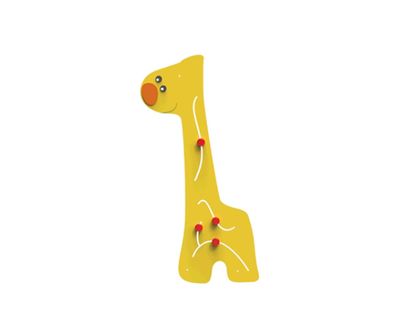 Panou interactiv de perete pentru copii Girafa, 110x57x2 cm, 0-3 ani