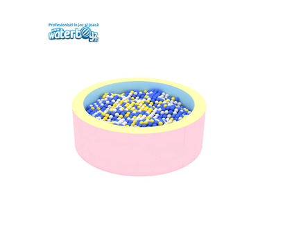 Piscina cu bile Soft Play, Round Small, pastel