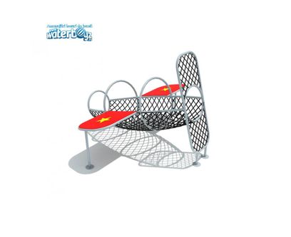 Sistem de catarare pentru copii de exterior Model Avion, 3-12 ani, metal