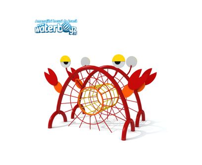Sistem de catarare pentru copii de exterior Rac, 3-12 ani, 230x220x150 cm, metal