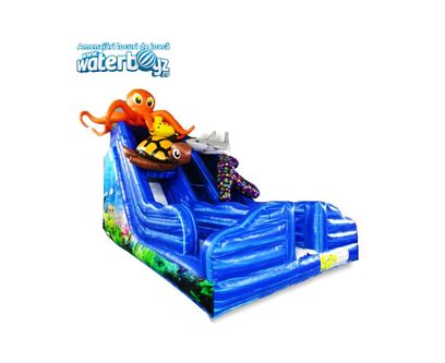 Tobogan gonflabil profesional Ocean, +3 ani, 900x500x670 cm