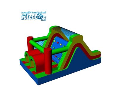 Tobogan gonflabil cu mini obstacole Model 1