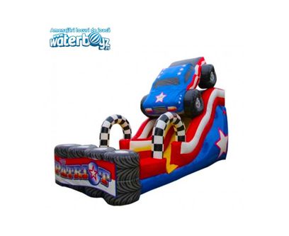 Tobogan gonflabil profesional Monster Truck, +3 ani, 900x700x750 cm
