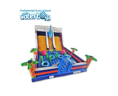 Ocean Life Inflatable Slide