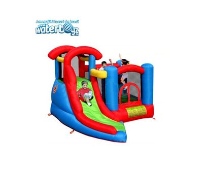 Tobogan gonflabil profesional multifunctional model 7 cu o panta