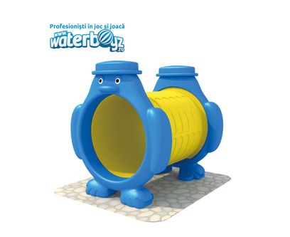 Tunel Porumbel Toddler, 0-3 ani, 135x112x122 cm, plastic, galben