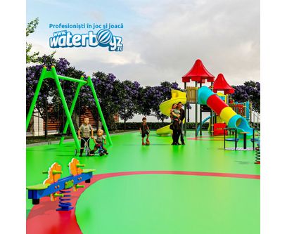 Amenajare completa loc de joaca de exterior la cheie Funky