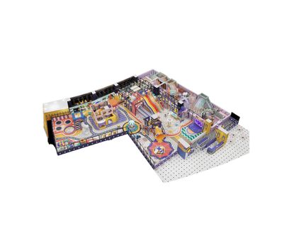 Amenajare completa loc de joaca de interior la cheie Magic Dots, 3-12 ani