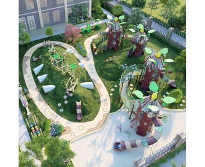 Complete outdoor playground Forest