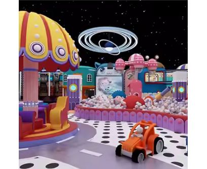 Complete indoor playground Bubbles Town
