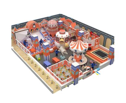 Amenajare completa loc de joaca de interior la cheie ImagiNation Zone, 3-12 ani