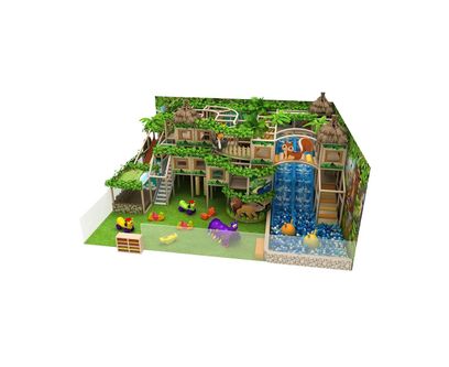 Amenajare completa loc de joaca de interior la cheie Jungle Hideout, 3-12 ani