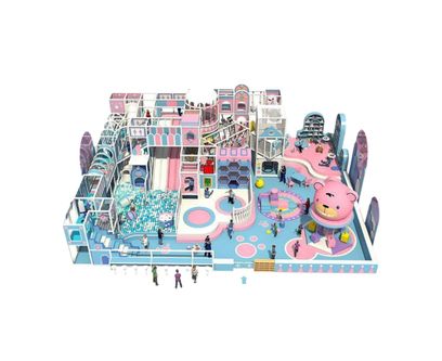 Complete indoor playground Pink Bear