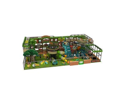 Amenajare completa loc de joaca de interior la cheie Rainforest Fun 200 m2, 3-12 ani