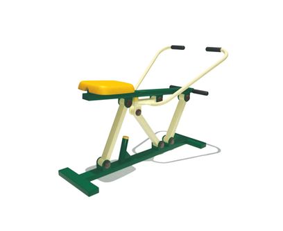 Aparat de fitness Row de vaslit Model 2 pentru exterior, 120x90x70 cm, metal si plastic LLDPE