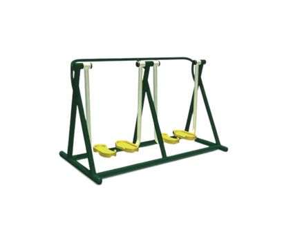 Aparat de fitness dublu stepper Model 3 pentru exterior, 12+ ani, 190x70x130 cm, metal si plastic LLDPE