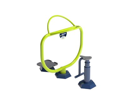 Aparat de fitness pentru copii Twisters, exterior, 128x116x118 cm, metal si plastic HDPE