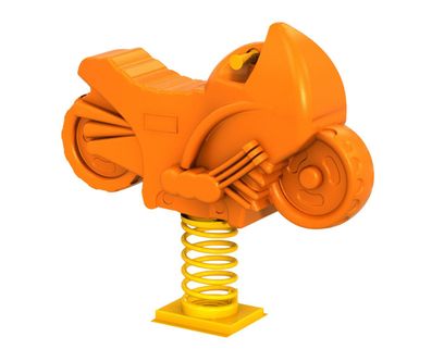 Balansoar pe arc model Happy Motorbike, 1-4 ani, 115x45x90 cm