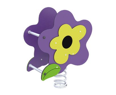 Balansoar pe arc model Happy Flower, 1-4 ani, 79x48x106 cm