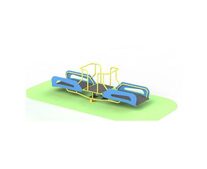 Balansoar dublu pe arc incluziv, +3 ani, 383x105x119 cm