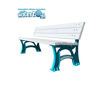 Urban Park Bench White