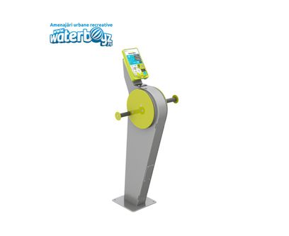 Bicicleta de mana Eco-Energy Fitness de exterior, 56x45x121 cm, metal