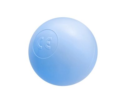 Plastic balls 6 cm light blue