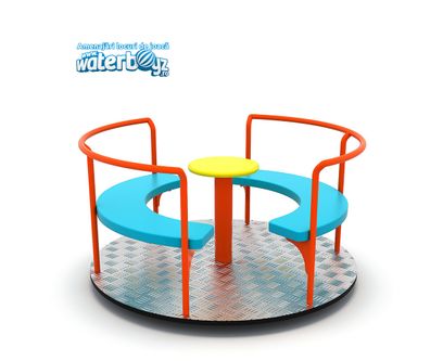 Carusel cu canapele pentru copii Model 2, 3-10 ani, metal si plastic LLPDE