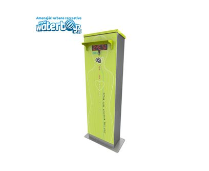 Unitate display Eco-Energy de exterior, 337x372 cm, metal