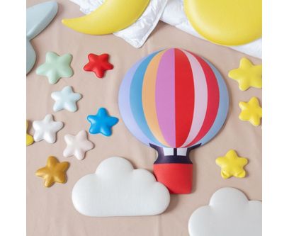 Figurina de perete Soft Play cu burete, model Balloon, pentru locuri de joaca de interior, 3-12 ani