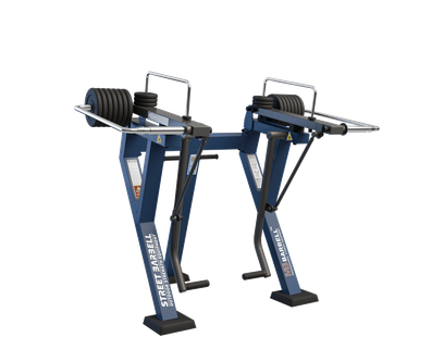 Presa fitness de exterior pentru muschii fesieri, 167x211x178 cm, otel